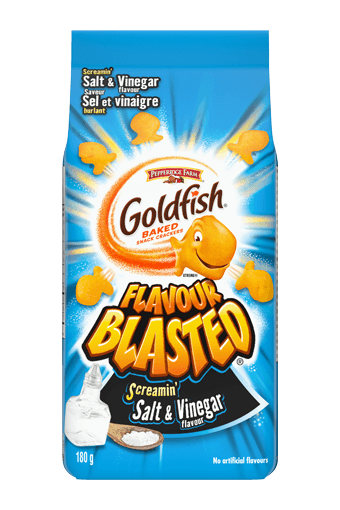 Goldfish Flavour Blasted Screamin' Salt & Vinegar