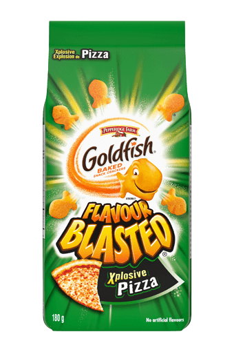 Goldfish Flavour Blasted Xplosive Pizza