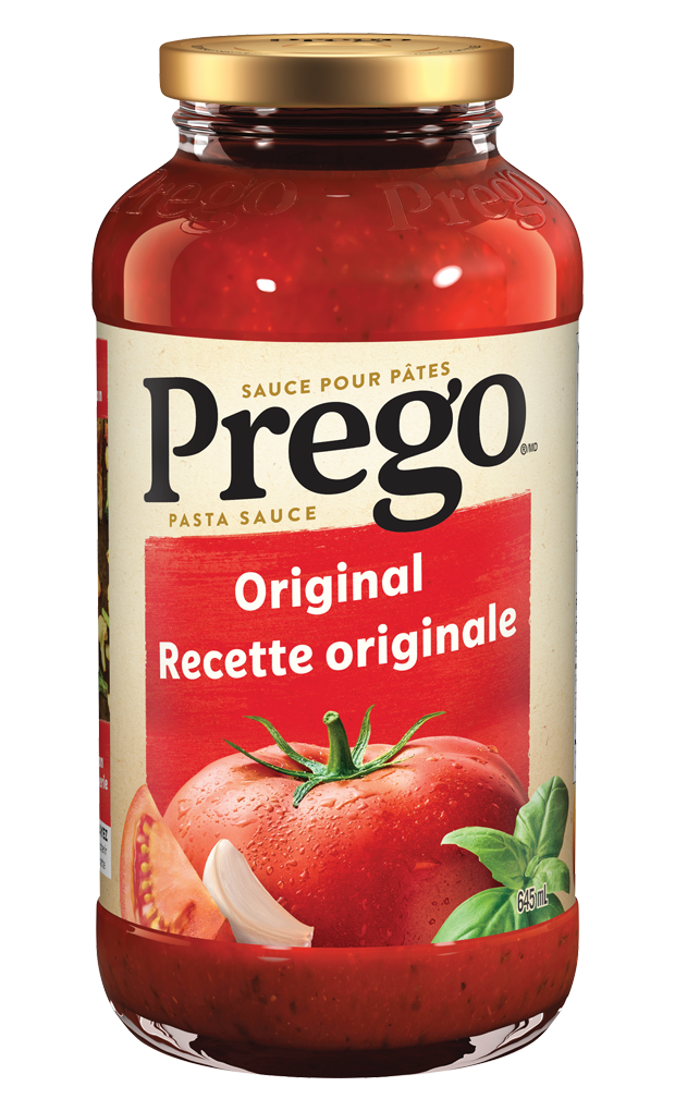 Sauce pour pates Prego, Recette originale