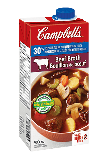 Bouillon de Bœuf Prêt à utiliser 30% moins de sodium de Campbell’s