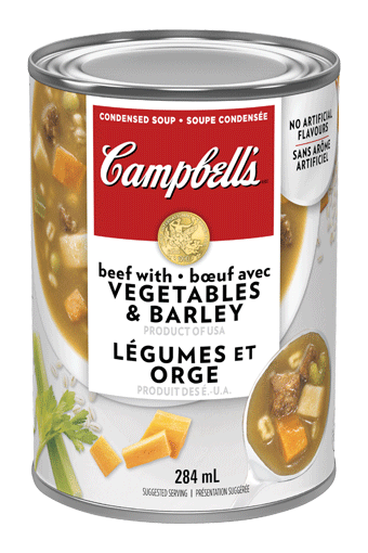 Campbell's® Condensed Beef with Vegetables & Barley