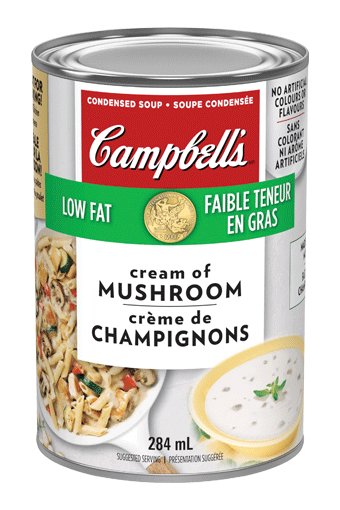 Campbell's® condensée, Crème de champignons à faible teneur en gras