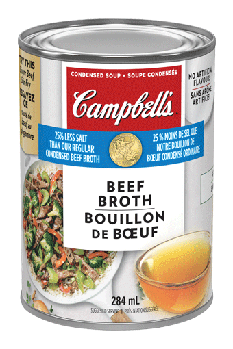 Campbell's condensee, Bouillon de Boeuf 25% moins de sel