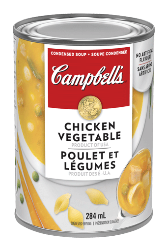 Campbell's condensee, Poulet et legumes