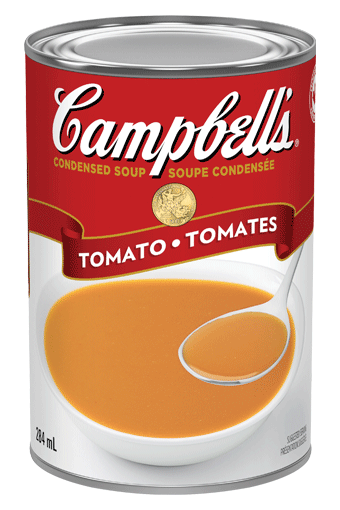 Campbell's condensee, Tomates