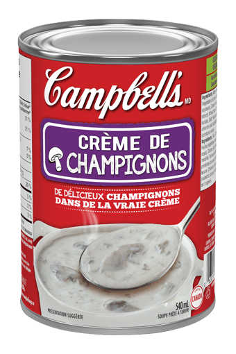 Campbell’s Prête à déguster, Crème de champignons