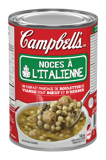 Campbell’s Prête à déguster, Noces à l’italienne