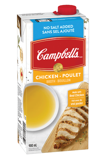 Campbell's No Salt Added Ready To Use Chicken Broth - Campbell Company of  Canada