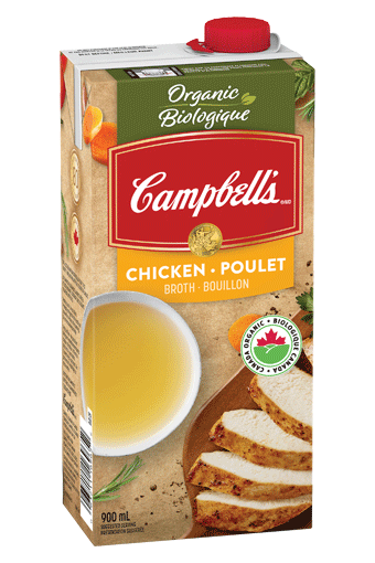 Bouillon biologique de poulet fermier de Campbell’s