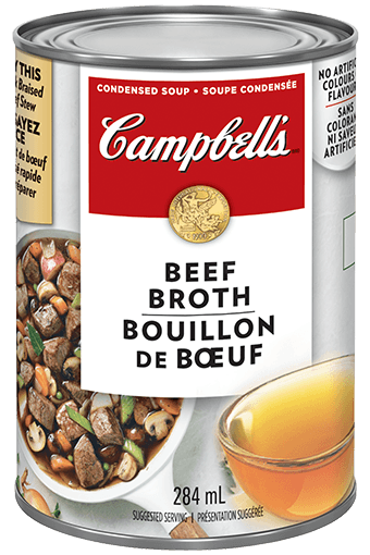 Campbell's Condensed Beef Broth can