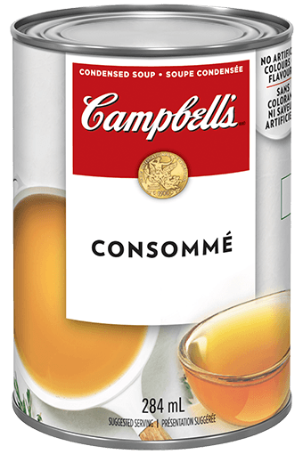 Campbell's condensed consommé can