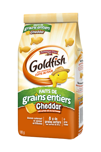 Goldfish® faits de grains entiers Cheddar