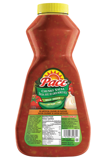 Pace® salsa avec de gros morceaux douce 1,7 L