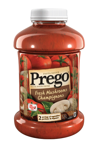 Sauce pour pâtes Prego, Champignons