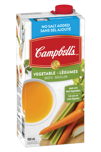 Bouillon de légumes Prêt à utiliser Sans sel ajouté de Campbell’s