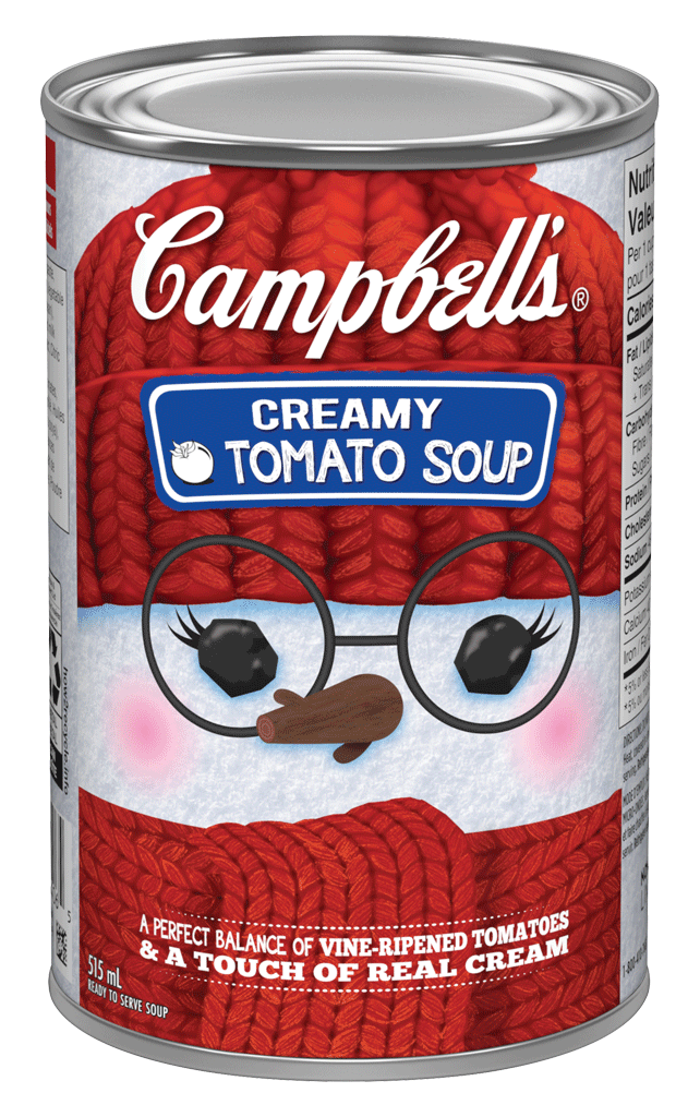 Campbell's Creamy Tomato Soup Snowbuddy can