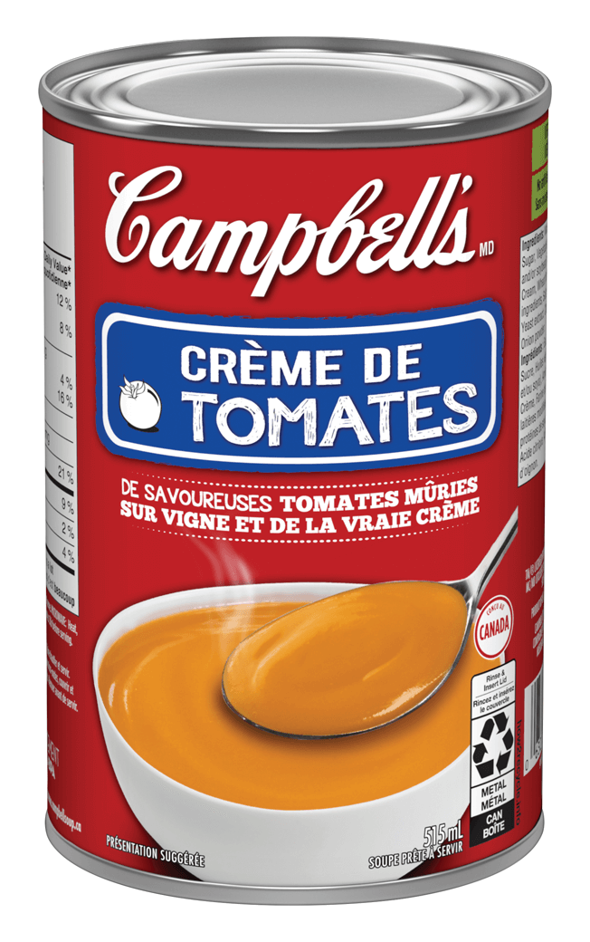 Campbell’s Prête à déguster, Crème de tomates