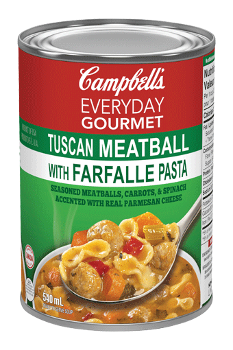 Campbell's Everyday Gourmet Tuscan Meatball with Farfalle Pasta