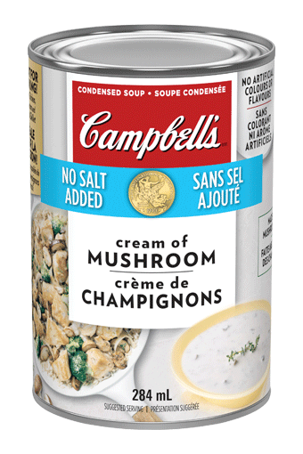 Campbell s Condensed No Salt Added Cream of Mushroom Soup