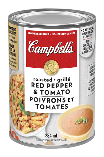 Soupe condensée Campbell’s Poivrons rouges grillés et tomates