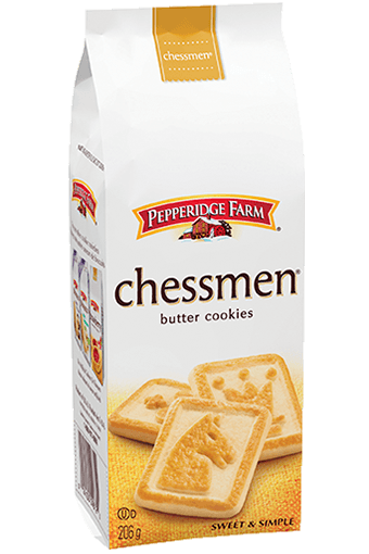 pepperidge farm chessmen butter cookies