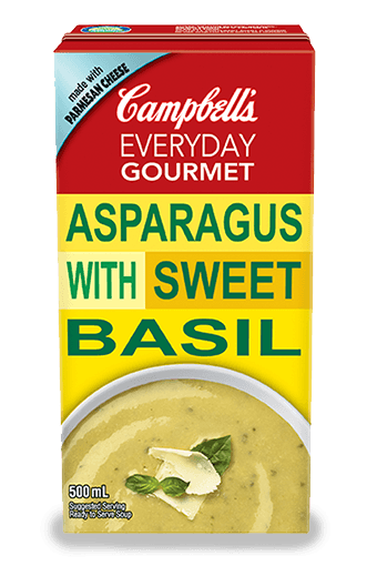 campbell's everyday gourmet asparagus with sweet basil