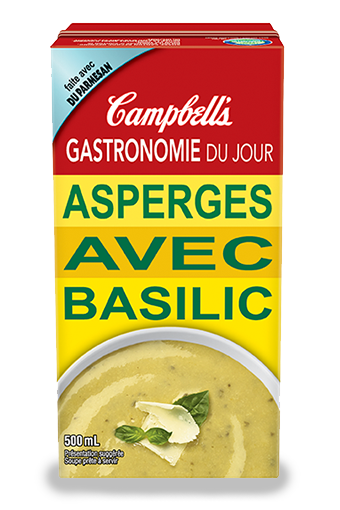 campbell's gastronomie du jour asperges avec basilic