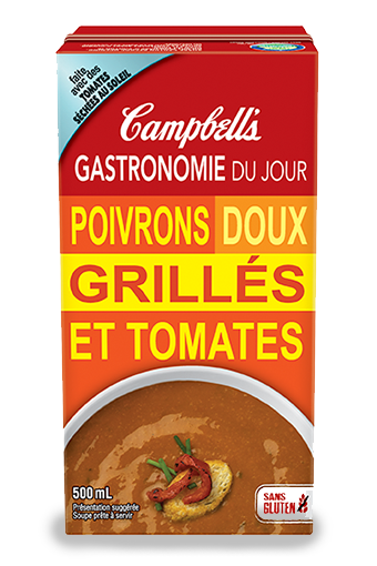 campbell's gastronomie du jour poivrons doux grilles et tomates