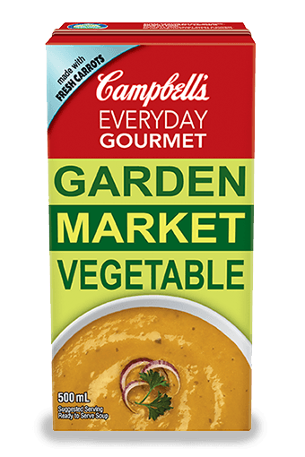 campbell's everyday gourmet garden market vegetable