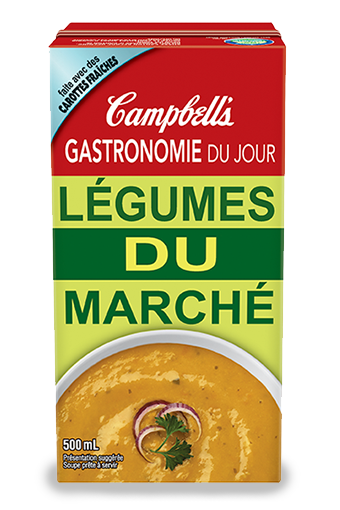 campbell's gastronomie du jour legumes du marche