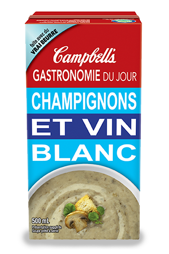 campbell's gastronomie du jour campignons et vin blanc