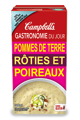 campbell's gastronomie du jour pommes de terre roties et poireaux