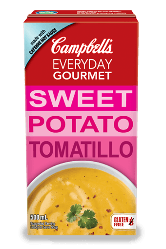 campbell's everyday gourmet sweet potato tomatillo