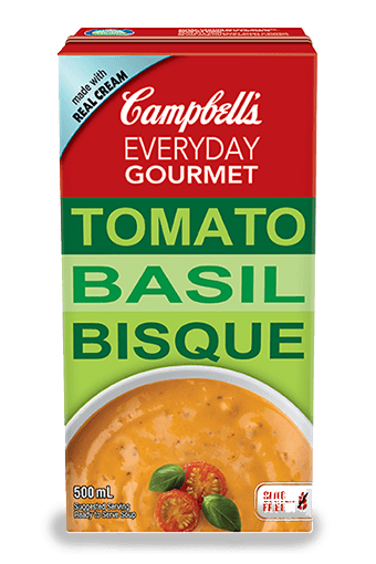 campbell's everyday gourmet tomato basil bisque