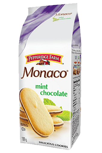 pepperidge farm monaco mint chocolate