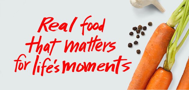 Real food that matters for life's moments