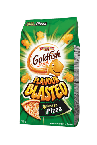 Goldfish Flavour Blasted Xplosive Pizza