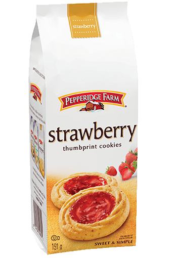 pepperidge farm strawberry thumbprint cookie