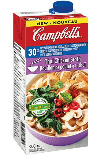 campbell's 30% less sodium ready to use thai chicken broth