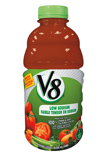 v8 low sodium
