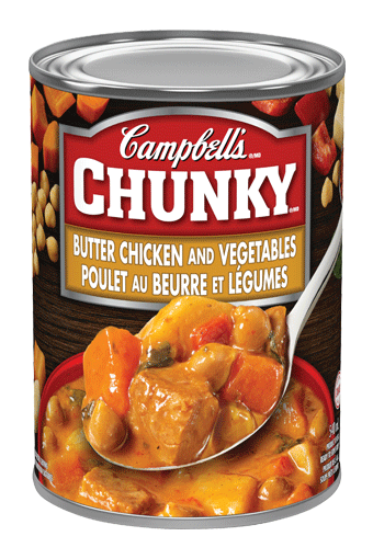 Campbell's Chunky Butter Chicken and Vegetables