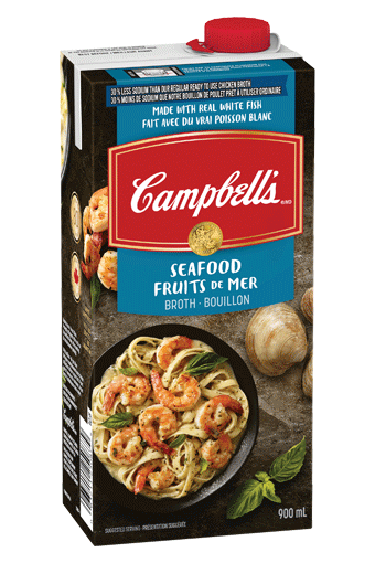 Bouillon de fruits de mer Campbell’s 30 % moins de sodium