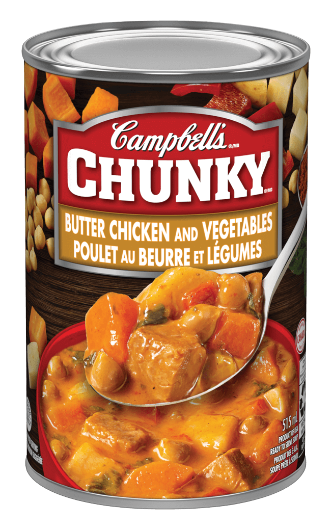 Campbell's Chunky Butter Chicken and Vegetables