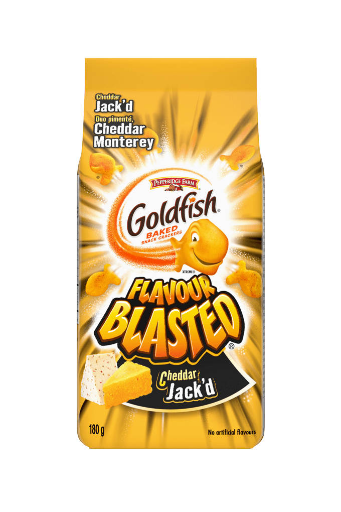 Goldfish Flavour Blasted Cheddar Jack'd