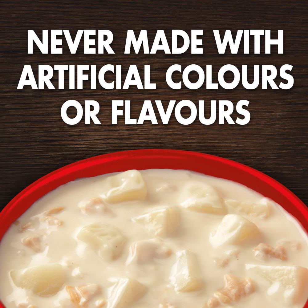 Never Made with Artificial Colours or Flavours