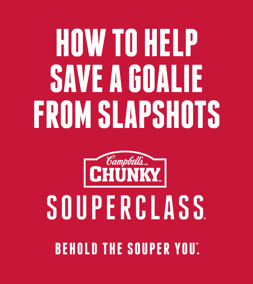 How to help save a goalie from slapshots