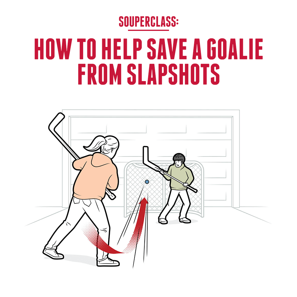 How to Help Save a Goalie from Slapshots