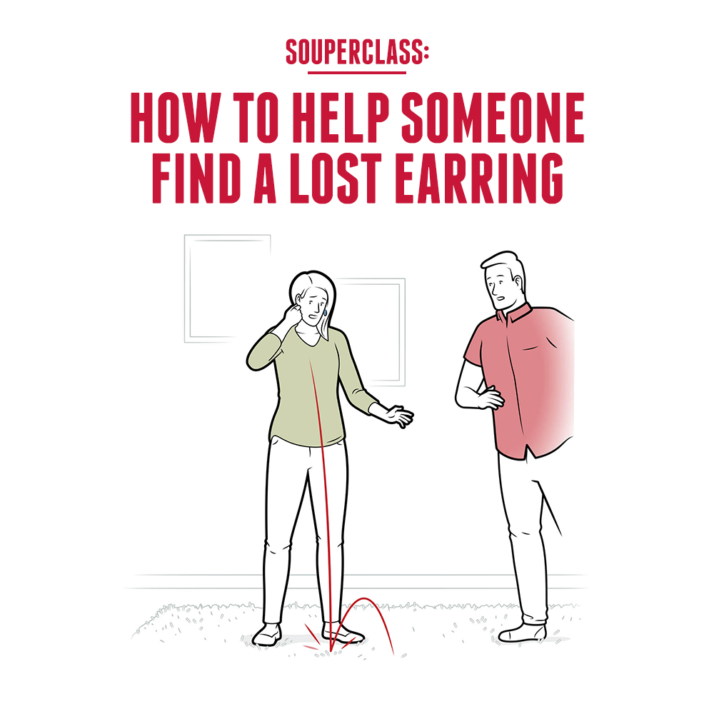 How to help someone find a lost earring