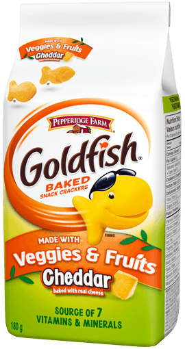 Goldfish® Cheddar Made With Veggies & Fruits