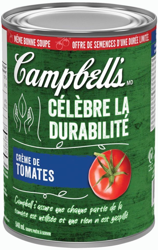Campbell's célèbre la durabilité | Créme de Tomates